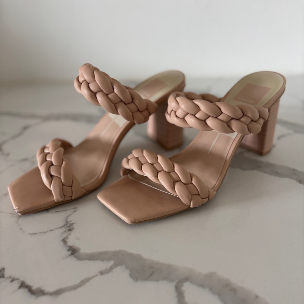 Dolce Vita braided two strap sandal